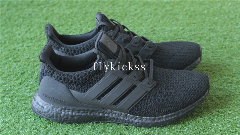 Real Boost Adidas Ultra Boost 4.0 Triple Black BB6157